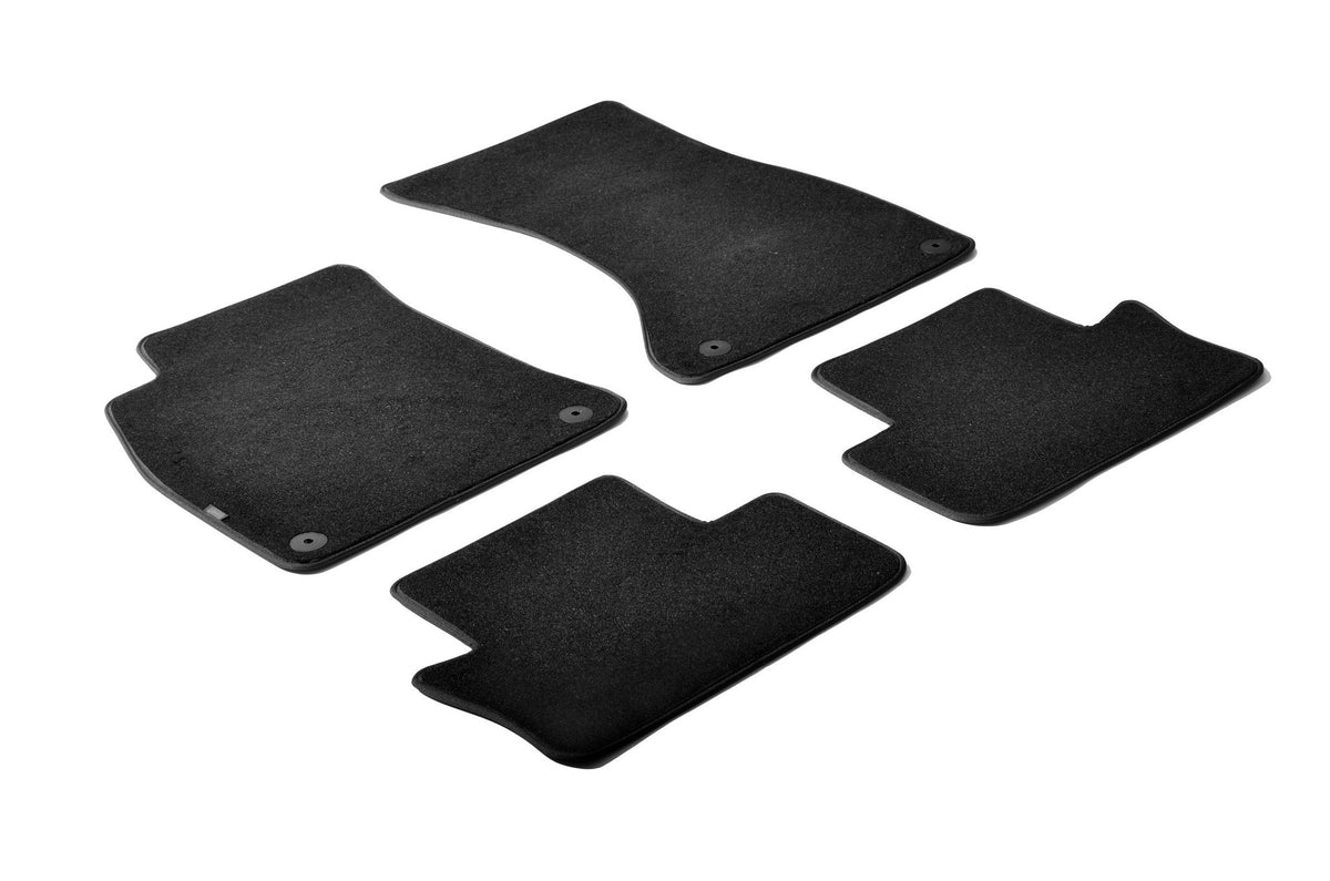 Tappetini moquette Nero Audi A4 4p 01/01>10/07 A4 Cabrio 05/02>03/08 23006