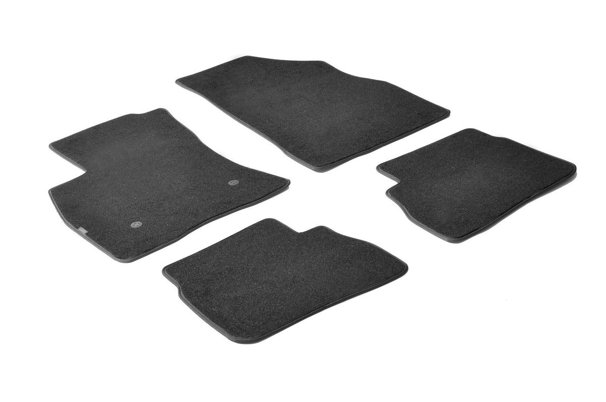 Tappetini moquette Nero Fiat Doblò 5p 01/10>05/20 Opel Combo Tour 04/12>12/17 23055