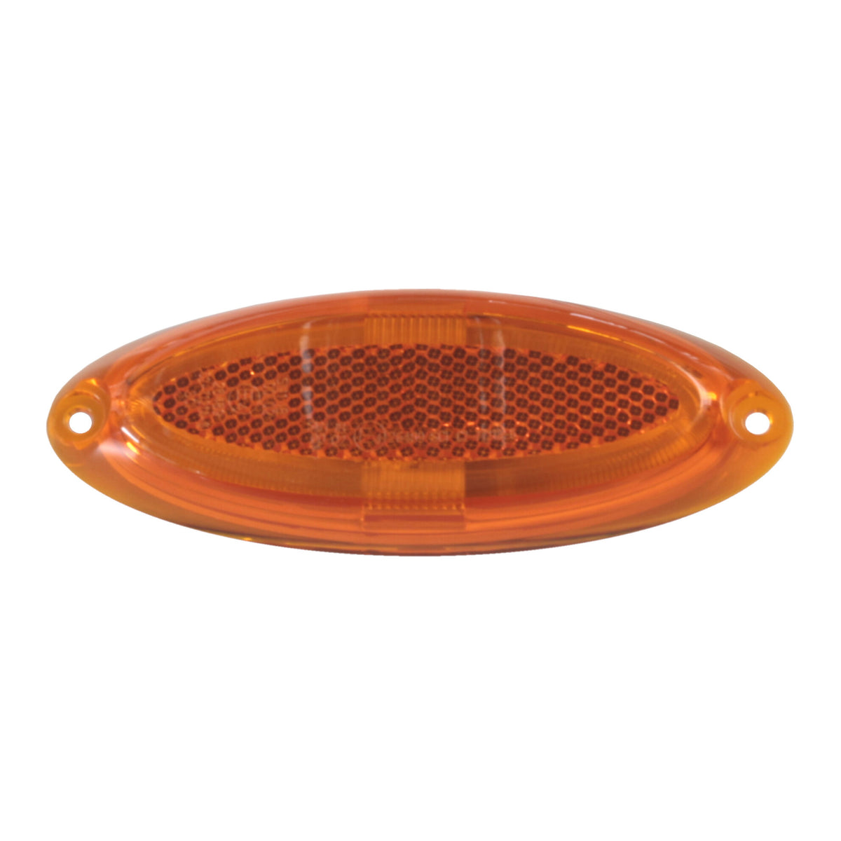 Luce di marcatura laterale ovale arancione per camper