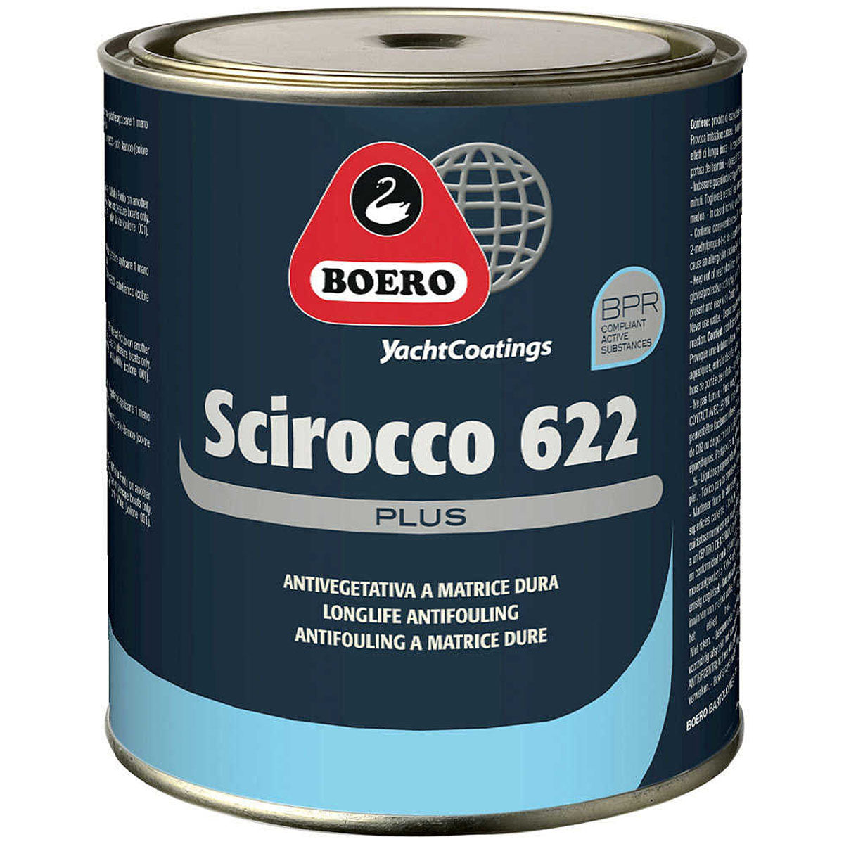 Boero Scirocco 622 plus antivegetativa a matrice dura di qualita superiore colore blu