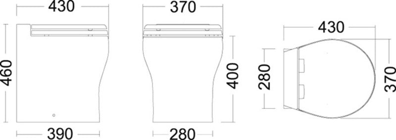 WC Elettrico Tecma Elegance 2G - Vaso Compatto per Barca