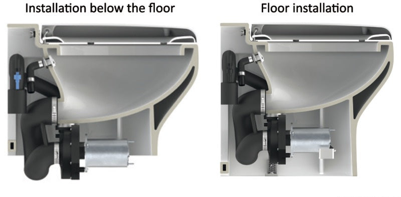 WC Elettrico Tecma Elegance 2G - Vaso Compatto per Barca