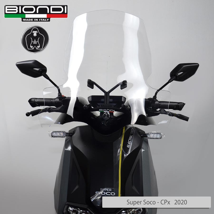 Biondi Club Parabrezza Trasparente Super Soco CPX 2020 - MPN 8061290