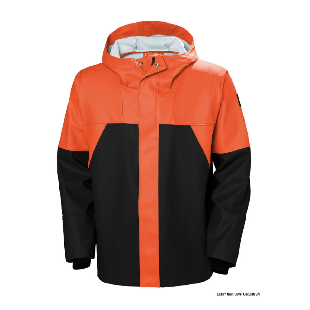 Helly Hansen Storm Regenjacke Orange und Schwarz