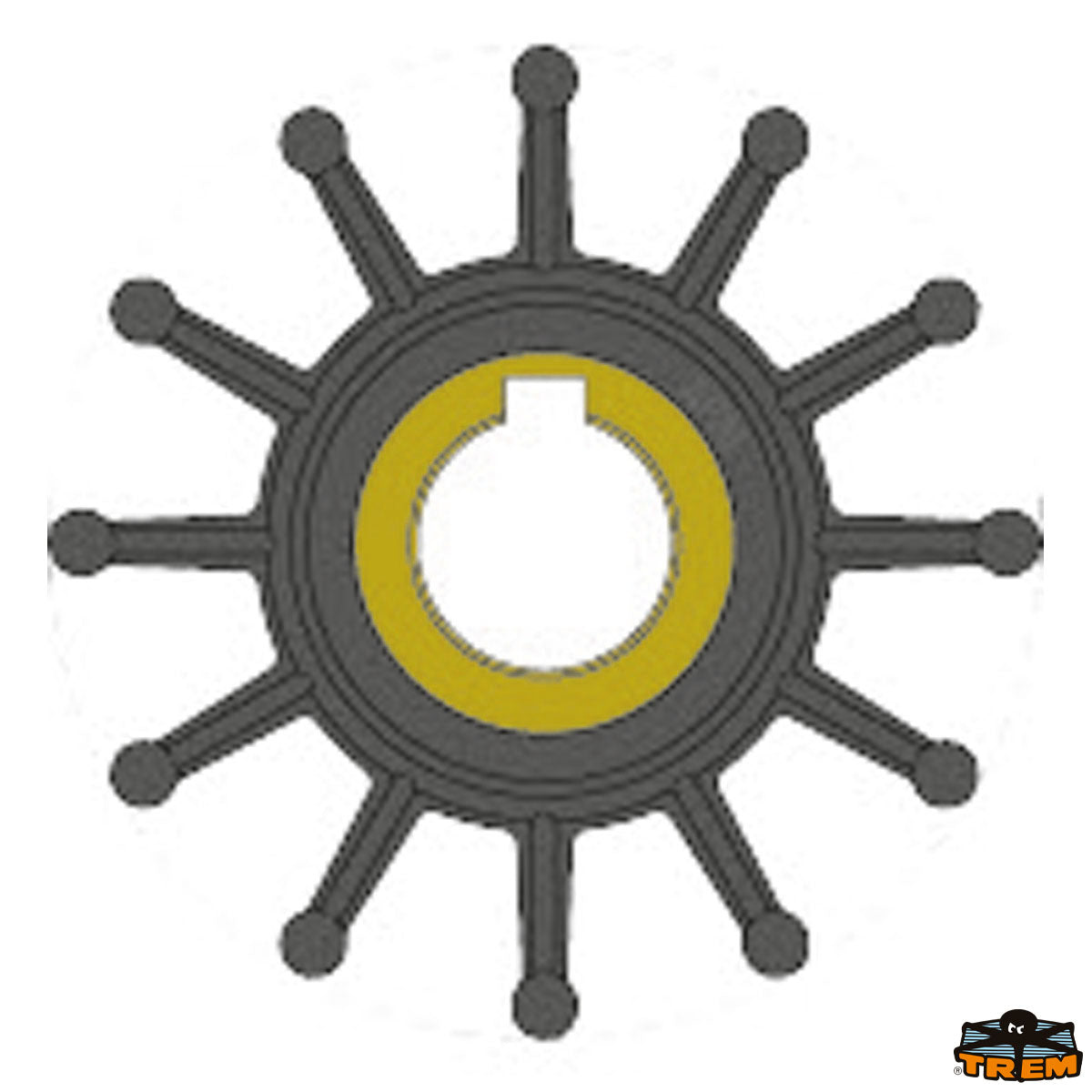 Impulsor 62,5 mm06-01-01606-01-016 jo. 09-701B-1 Sherwood 9959K Enero 18838-0001