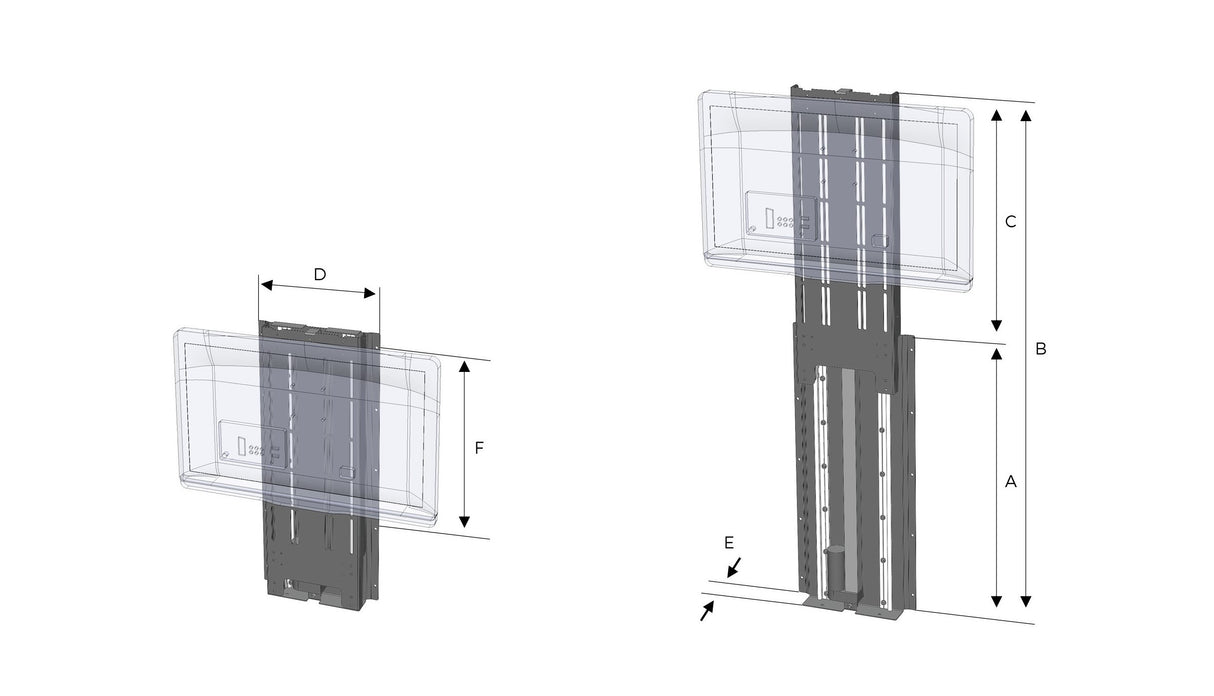 Soporte de TV Noval UP-DOWN-LIFT