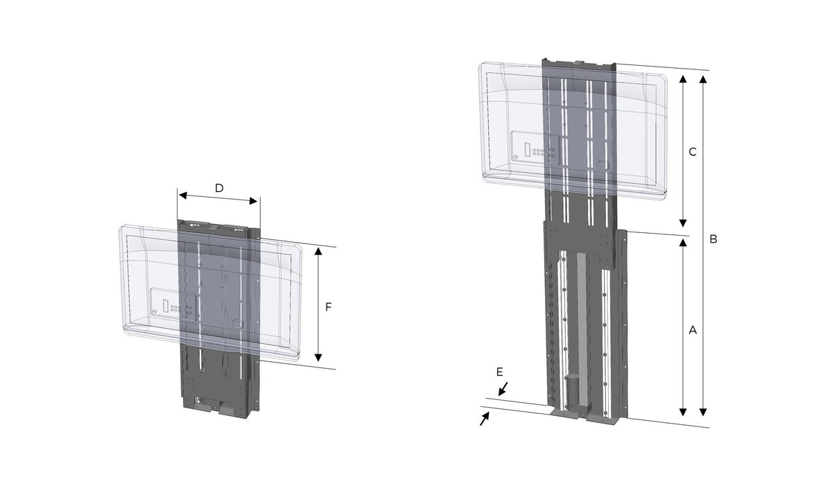 Noval Staffa Televisione UP-DOWN TV-LIFT
