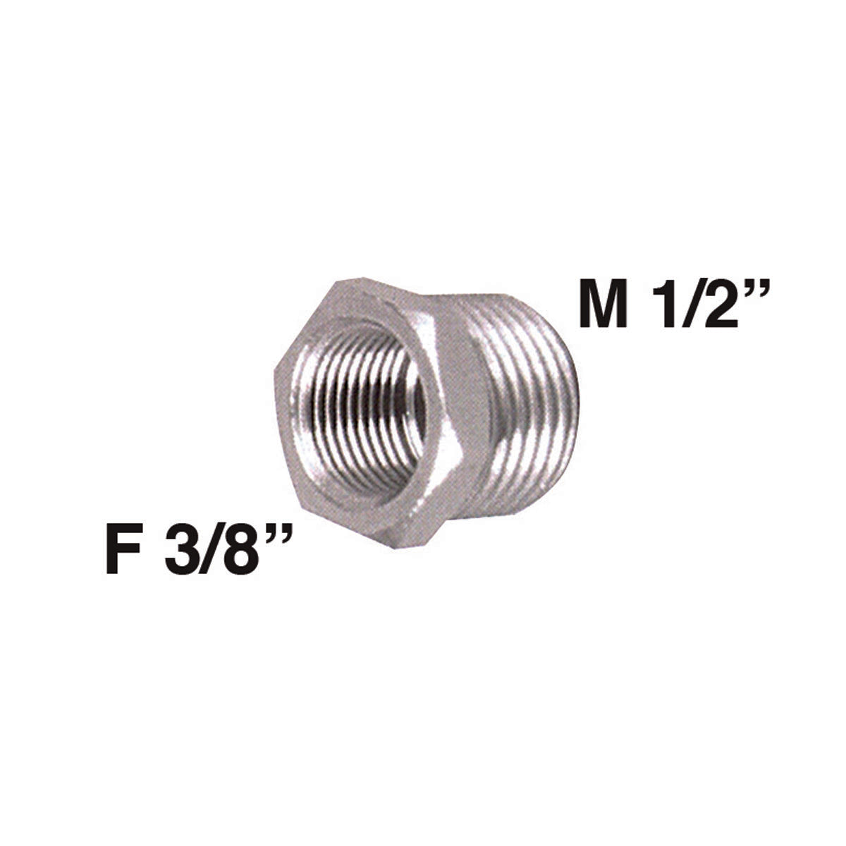 Aqua Duschschlauchadapter 3/8 auf 1/2