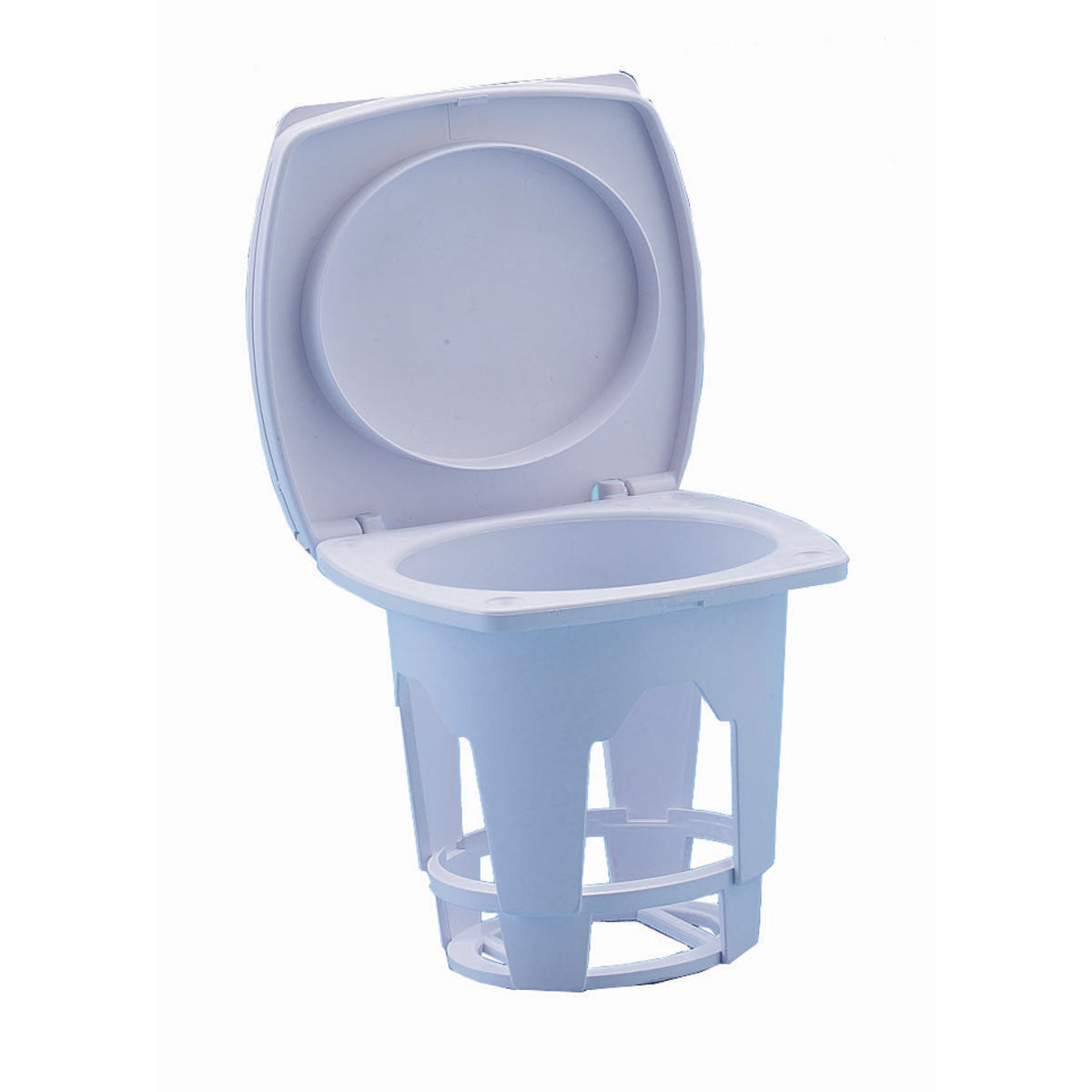 Aqua Oval Shower Container mm 79x69 mm 79x69 Ral 9003