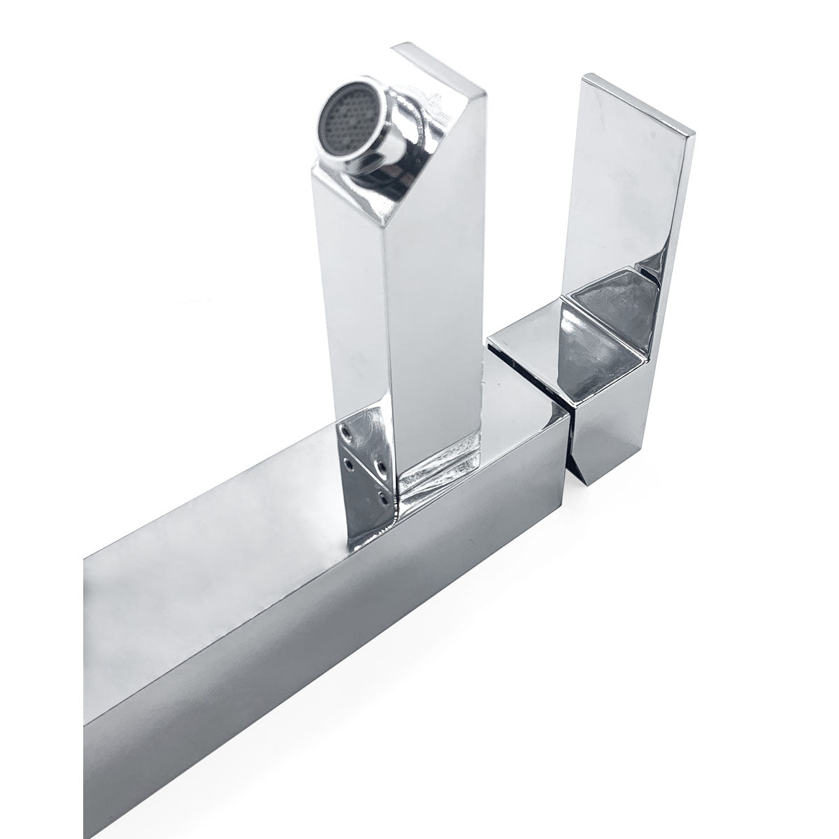 Aqua Single-lever mixer square model high