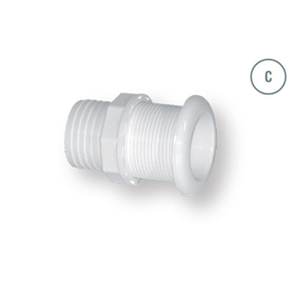 Trem Wasserablaufbuchse, Innendurchmesser 42 mm, Länge 115 mm