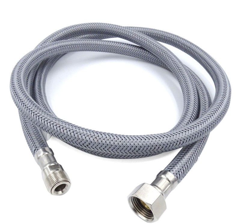 Aqua Tubo doccia retinato grigio in nylon Lunghezza mt. 2,50