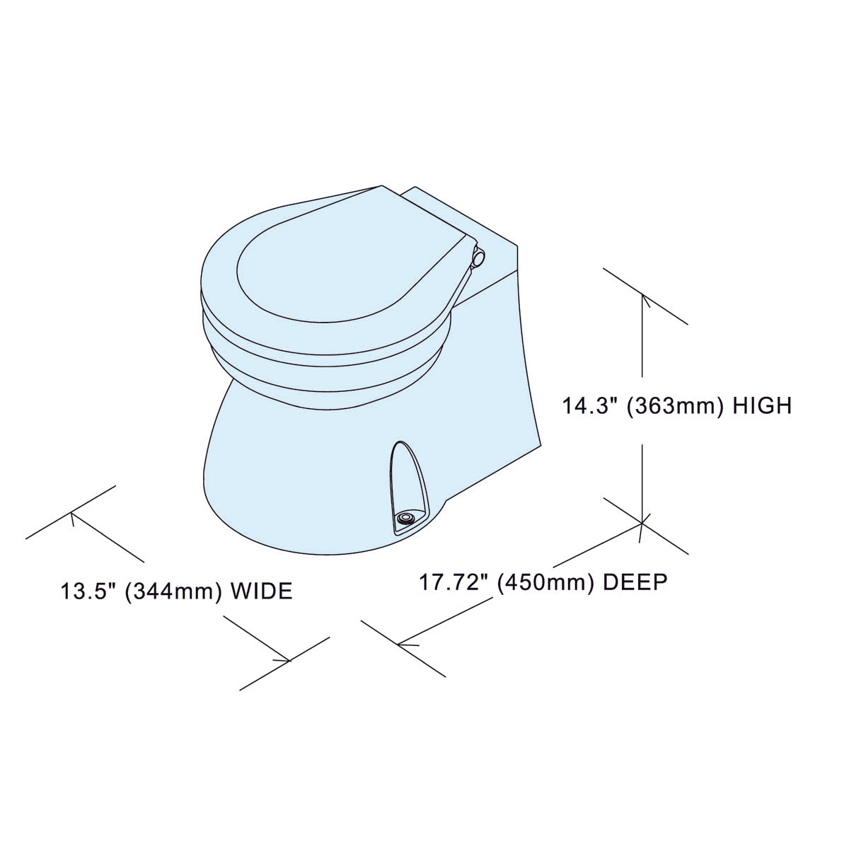 Trem Elektrischer Marine-Toilettensitz - Sitz Z1800925 Kunststoff