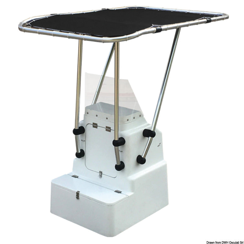 Oceansouth Professional Aluminium T-Top 1400x2000mm Konsolen bis zu 950mm Breite MA 080-5