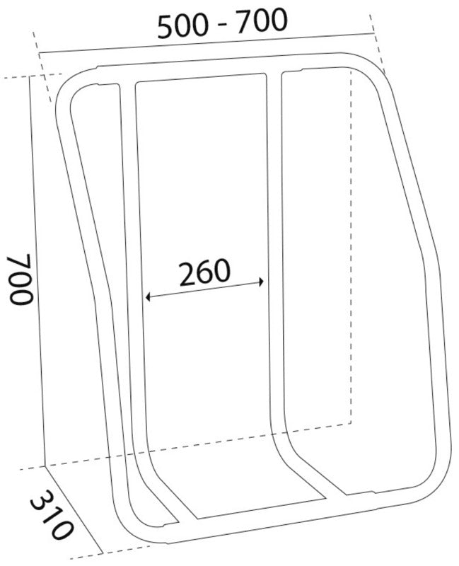 Portabalsas vertical universal Osculati 22.700.01 22.700.01