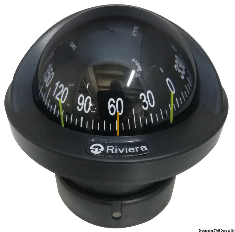 Riviera Kompass BA1-2022 weiß, matt schwarz Karte