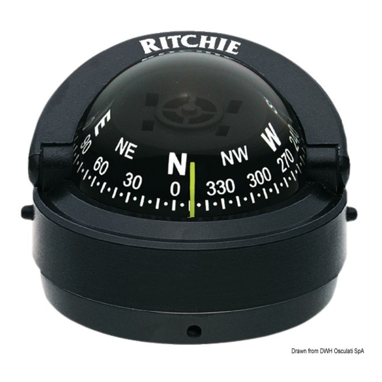 Brújulas de navegación Ritchie Explorer 2'' 3/4 (70 mm) con compensadores y luz