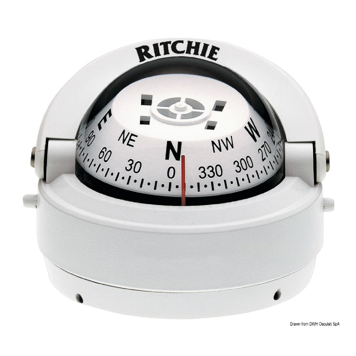 Brújulas de navegación Ritchie Explorer 2'' 3/4 (70 mm) con compensadores y luz