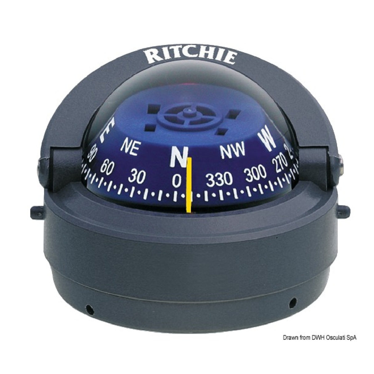 Brújulas de navegación Ritchie Explorer 2'' 3/4 (70 mm) con compensadores y luz
