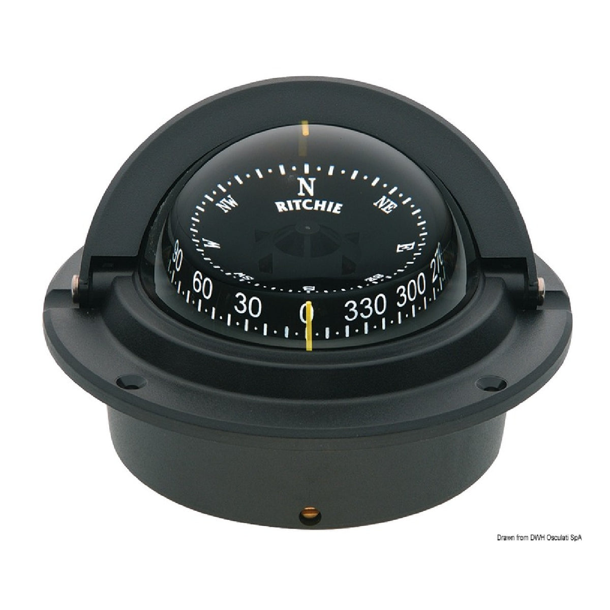 Ritchie Navigation Bussole RITCHIE Voyager 3'' (76 mm) con compensatori e luce