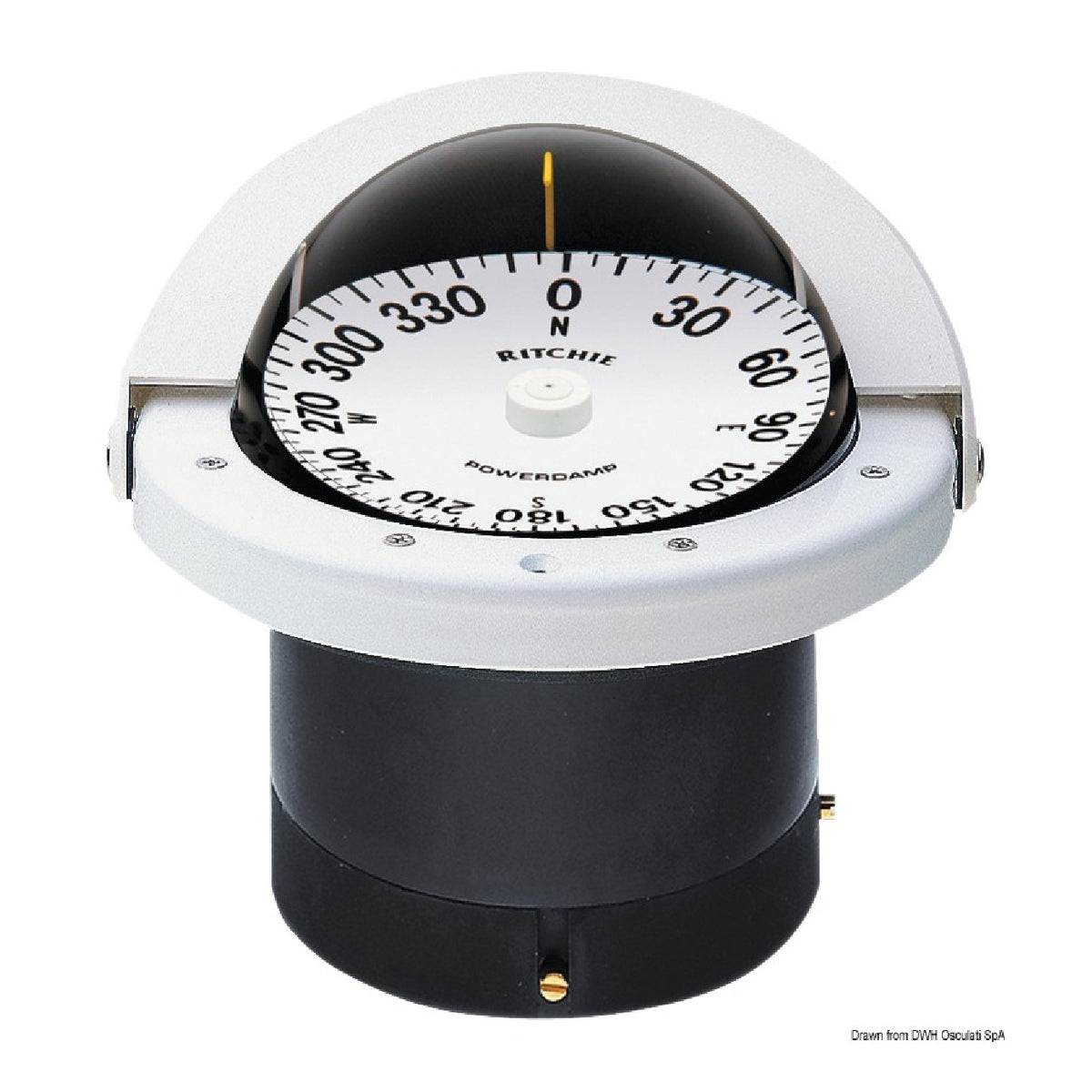Brújulas Ritchie Navigation Navigator 4'' 1/2 (114 mm) con compensadores y luz
