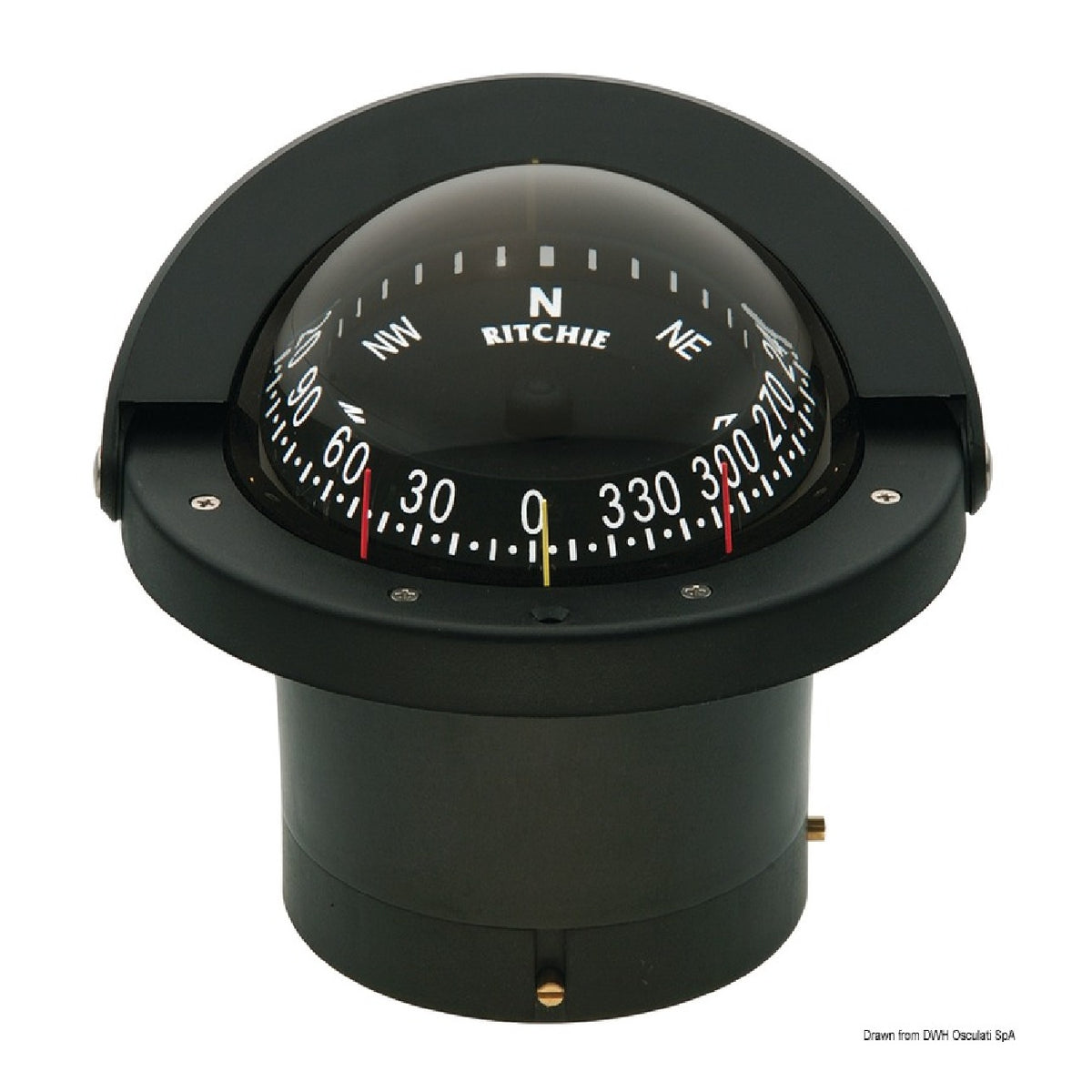 Brújulas Ritchie Navigation Navigator 4'' 1/2 (114 mm) con compensadores y luz
