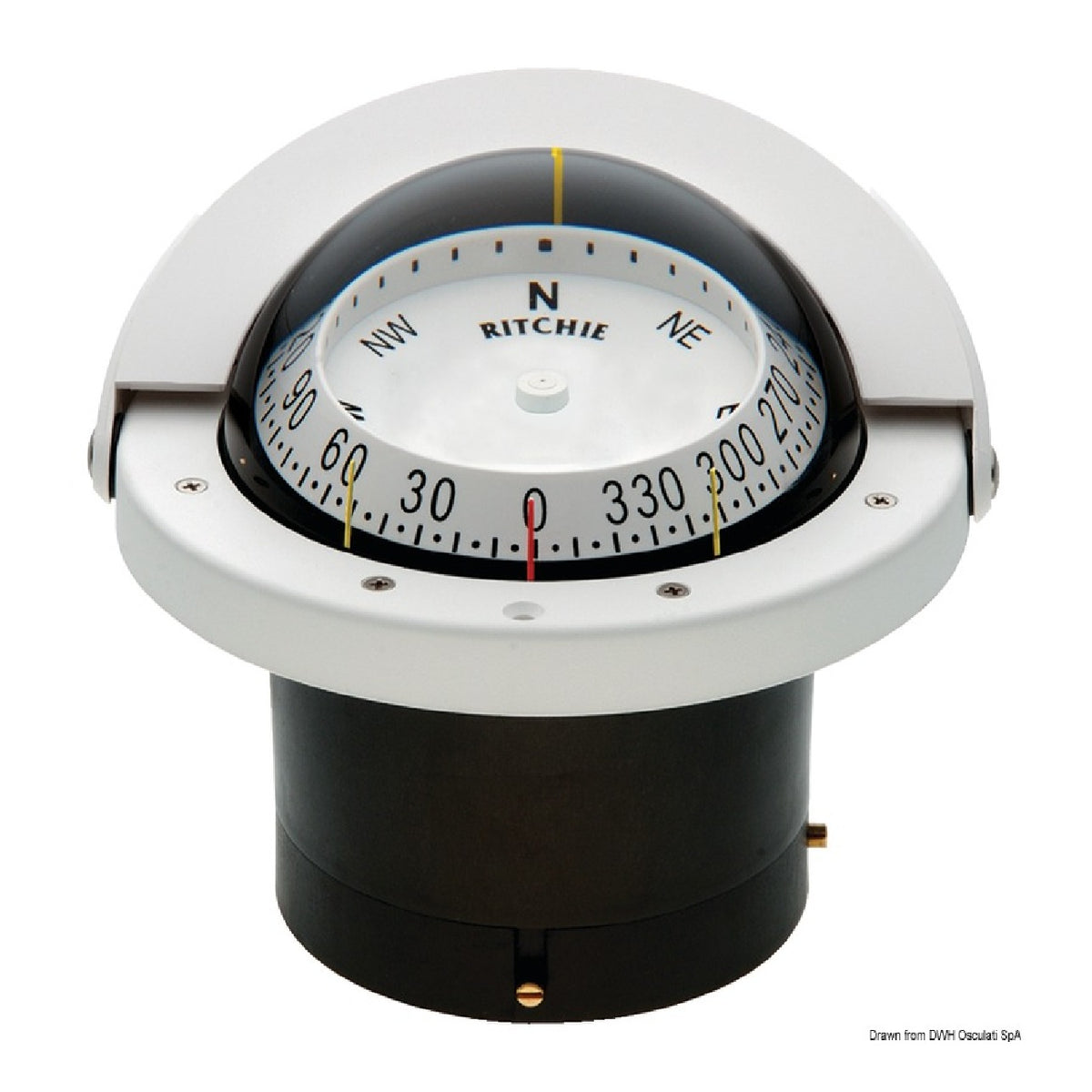 Brújulas Ritchie Navigation Navigator 4'' 1/2 (114 mm) con compensadores y luz