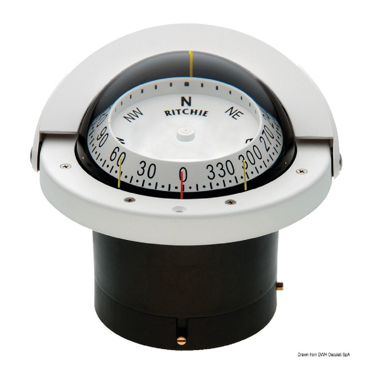 Ritchie navigation Bussole Navigator 4'' 1/2 (114 mm) con compensatori e luce