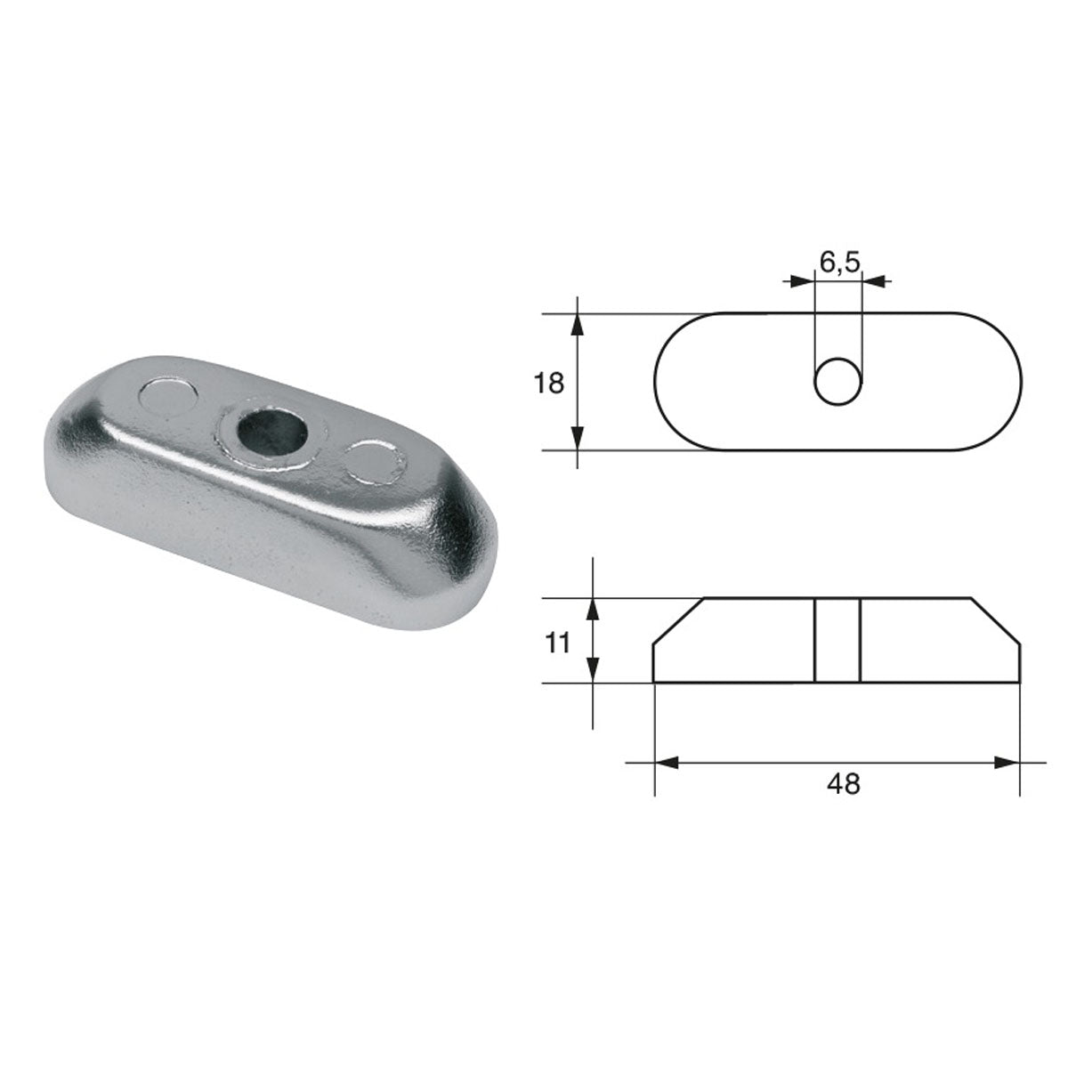 Fonp Anodo per motori Suzuki art. POLIPODIO SU012A