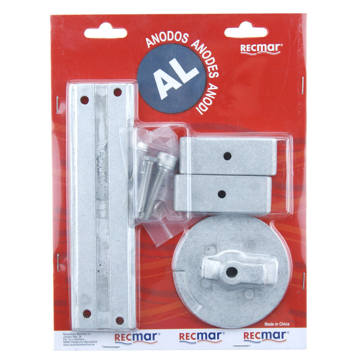 Tecnoseal Mercury Verado 4/Optimax Motoranoden-Set