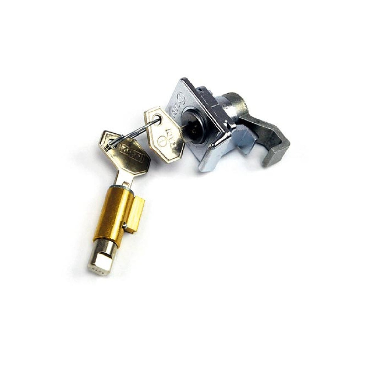 Zadi Schloss-Set, 2-teilig, für PIAGGIO Vespa ET3 (VMB1T) 125 cm³, Baujahre 1976–1983