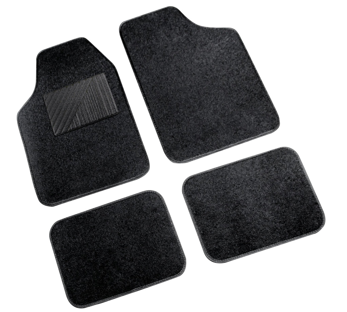 Lampa Cosmo Tappetini Auto in Moquette Universali Nero - Set da 4 pz
