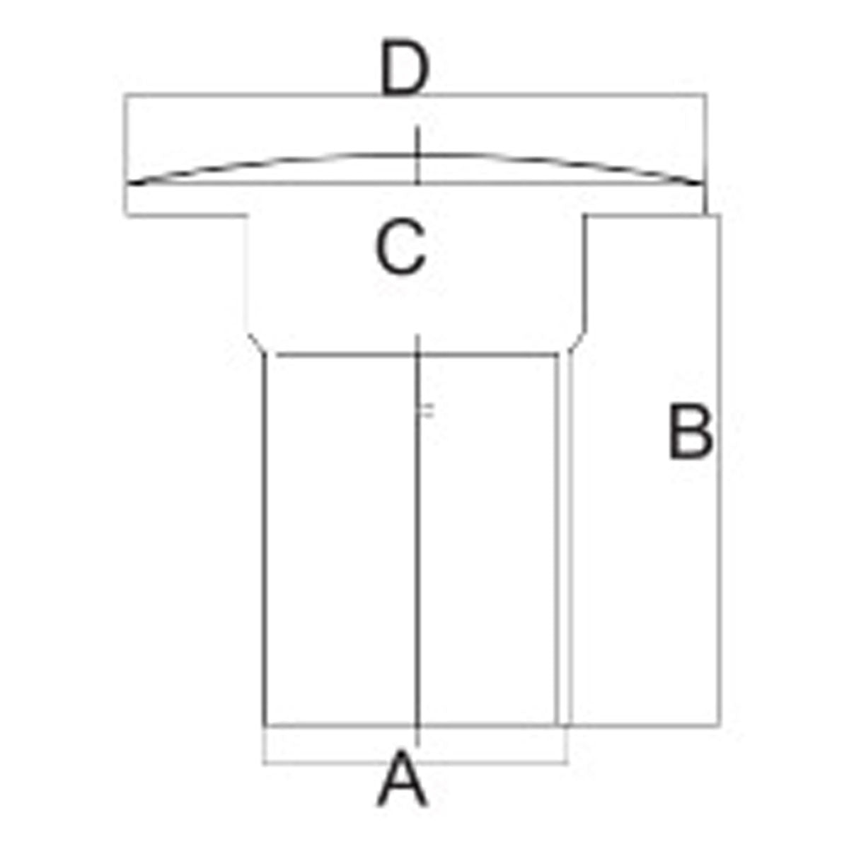 Trem Deck Filler Cap in Aisi 316 Micro-Cast and Mirror Polished