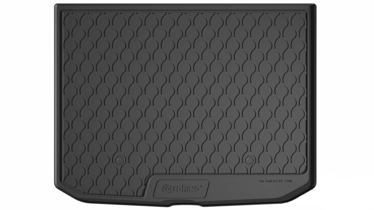 Vasca baule gomma Audi A3 Sportback 11/12>04/20 baule alto, con ruota di scorta 25361