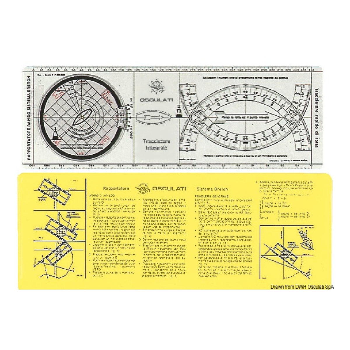 Osculati Integrales Winkelmesser-Lineal 26.142.85