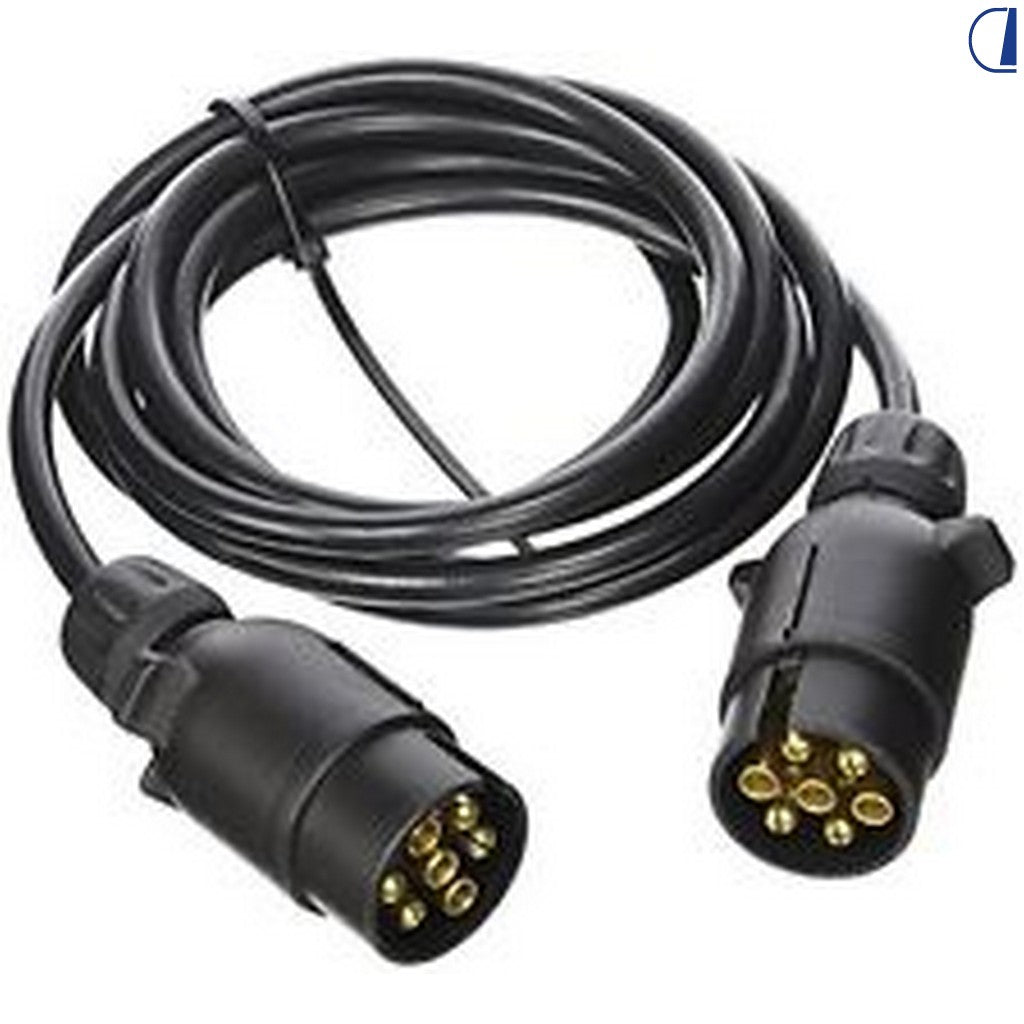 Di-Tec Prolunga cavo 13 pin maschio/femmina per gancio traino 5 m