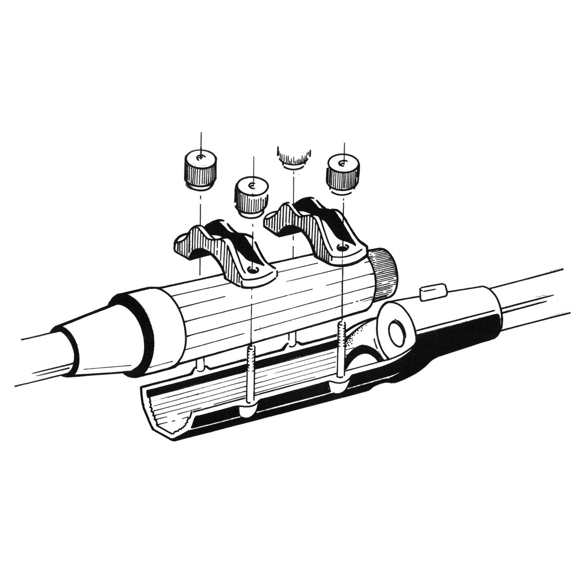 Trem Guide extension bar Length 700 mm