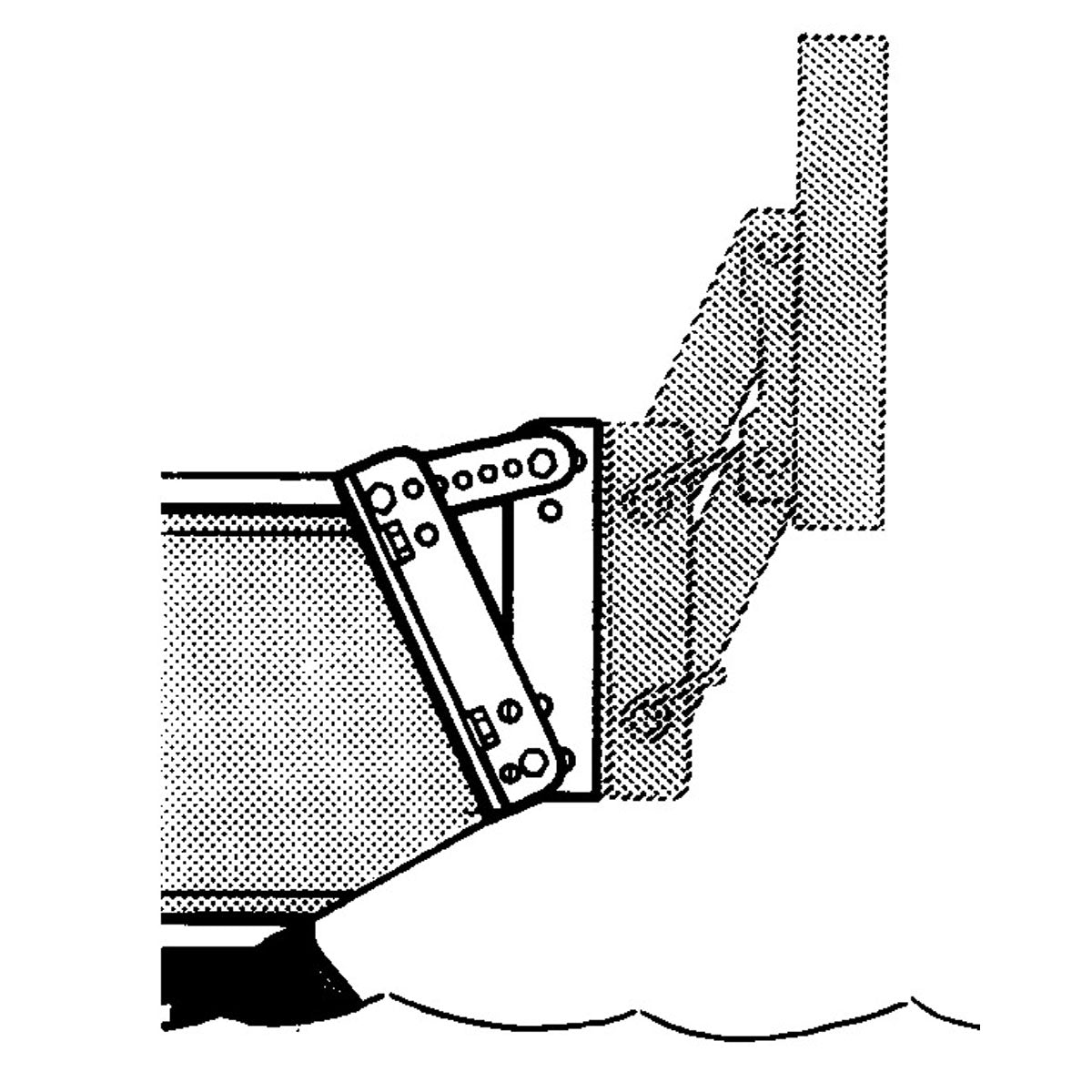 Trem Verstellbare Motorhalterungsplatten, 1er-Pack