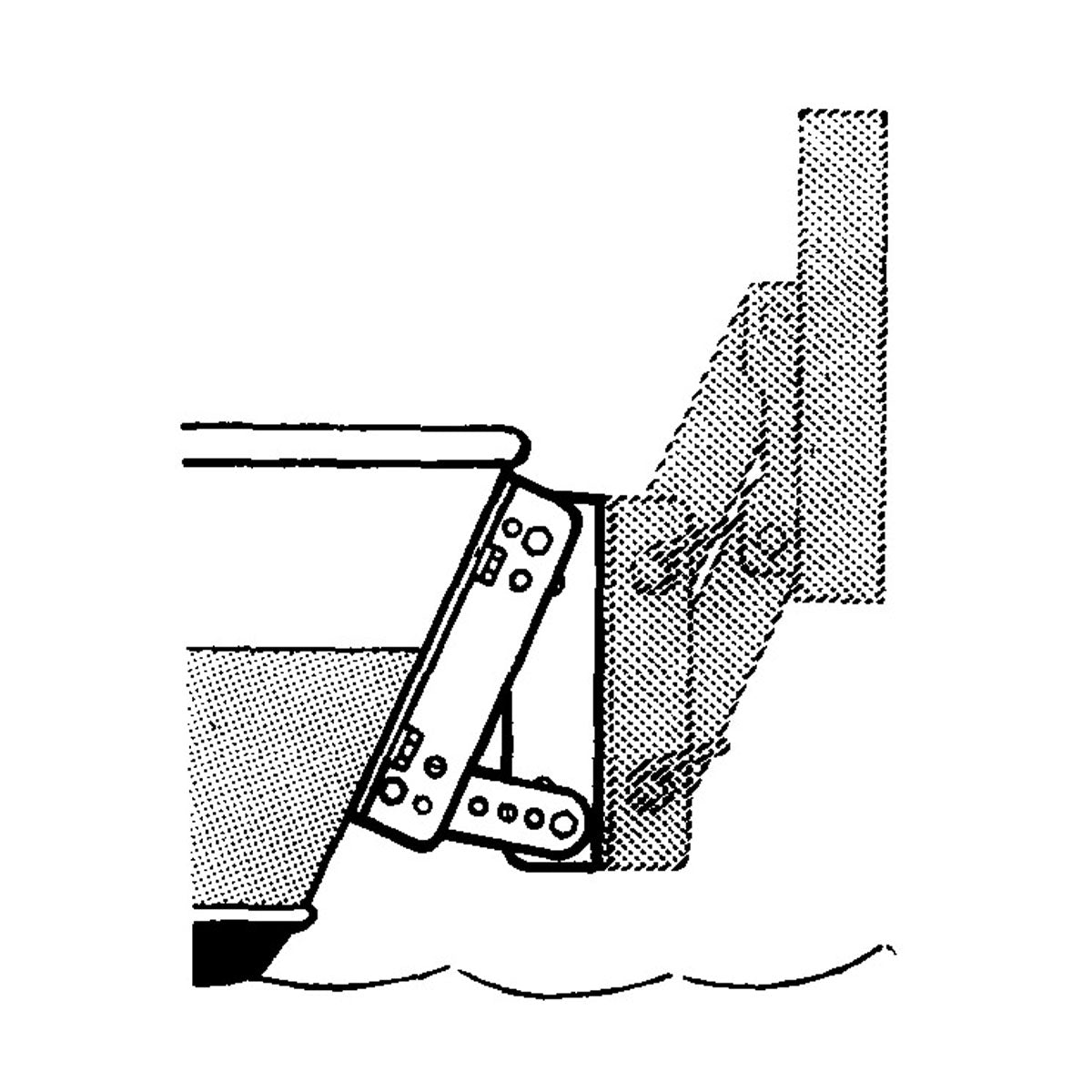 Trem Verstellbare Motorhalterungsplatten, 1er-Pack