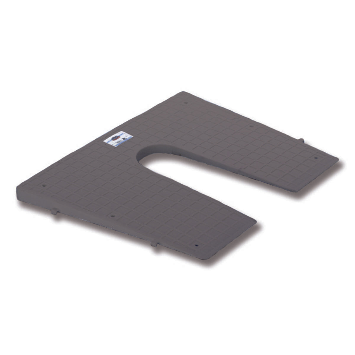 Trem Knurled plastic stern protector plate White dimensions mm 420x340