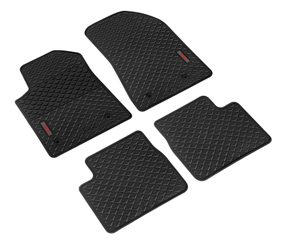 Pilot Pilot set tappeti su misura in eco gomma Alfa Romeo Giulietta 04/10>04/21