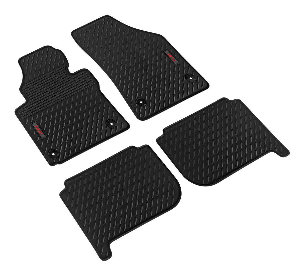 Pilot Pilot, set tappeti su misura in eco gomma Volkswagen Touran (05/03>08/15)