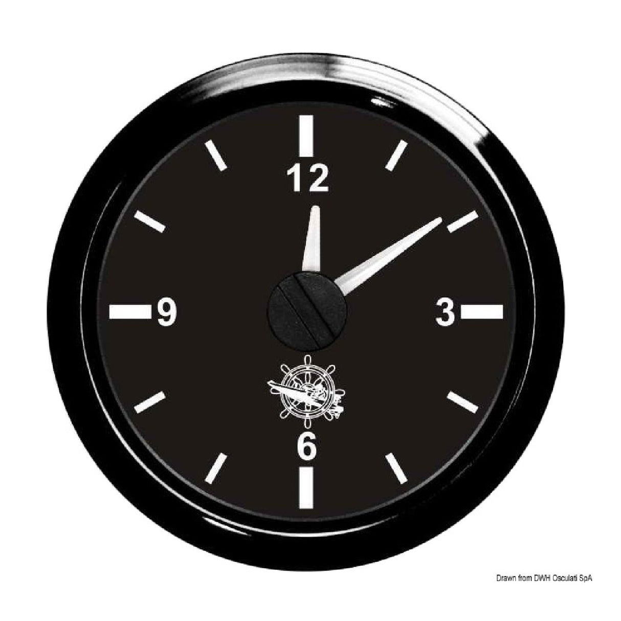 Osculati Quarzuhr Schwarz/Schwarz 27.320.27