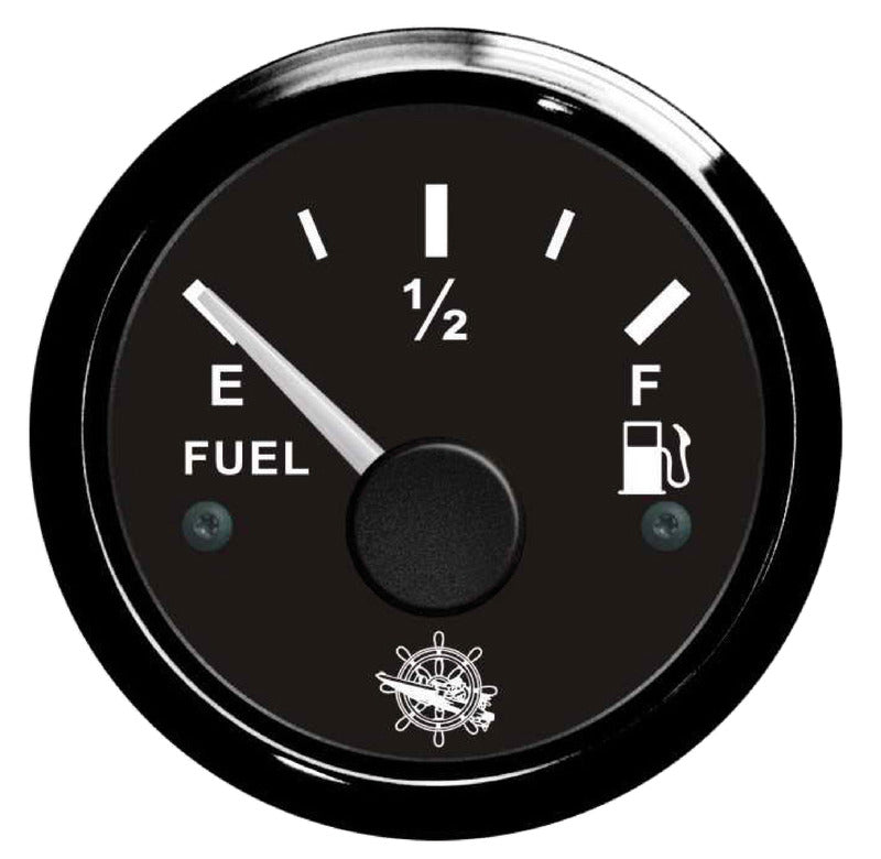Osculati Fuel gauge 10-180/240-33 ohm black/gloss 27.321.02