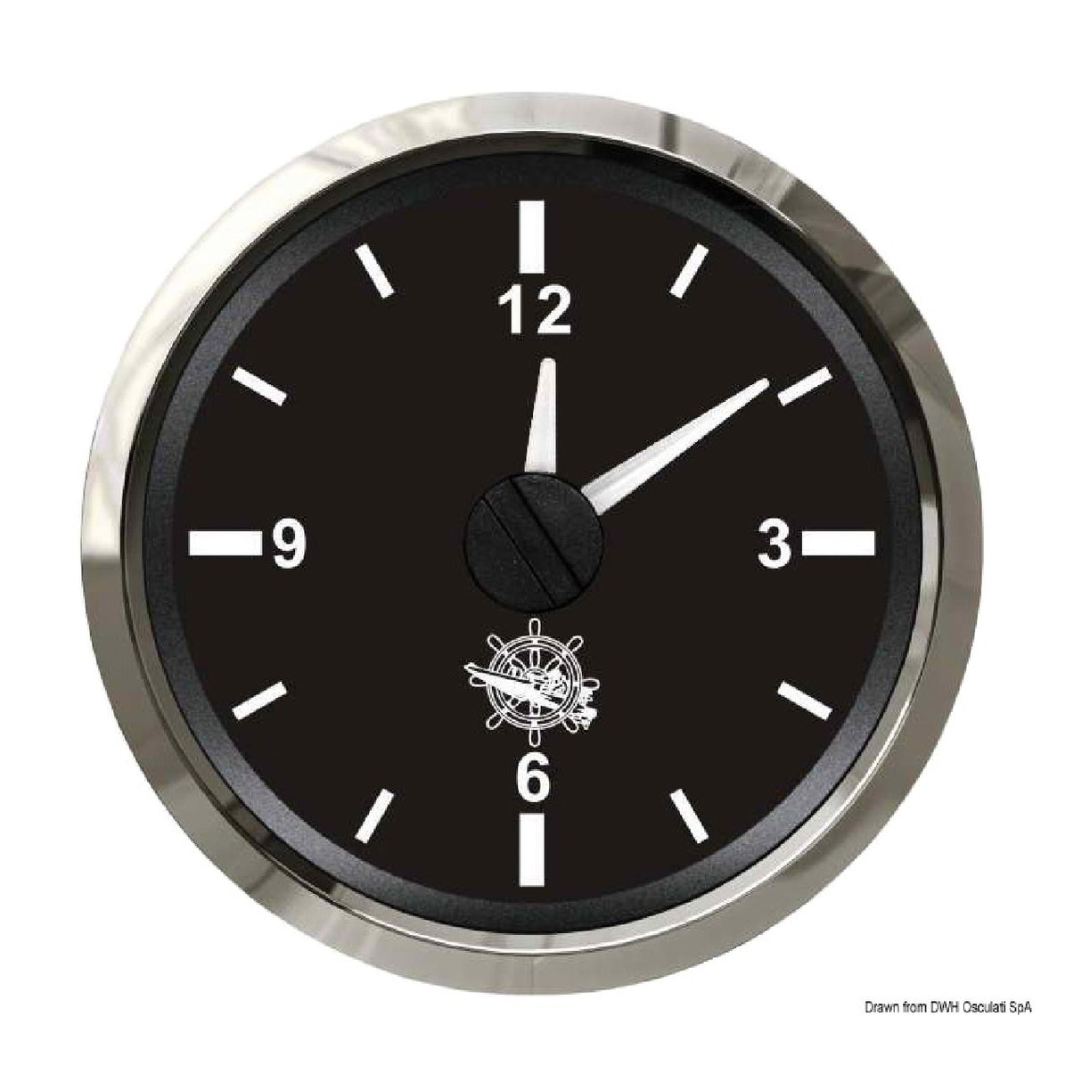 Osculati Quarzuhr Schwarz/Glänzend 27.321.27