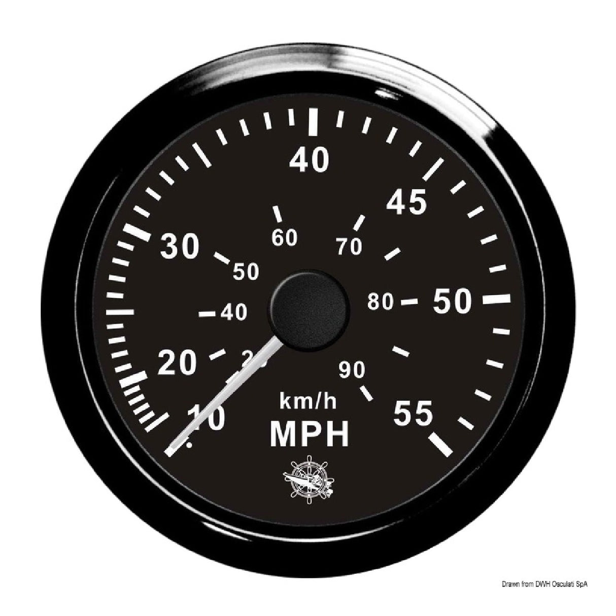 Osculati Speedometer with Pitot Tube (Water Pressure) 27.325.08