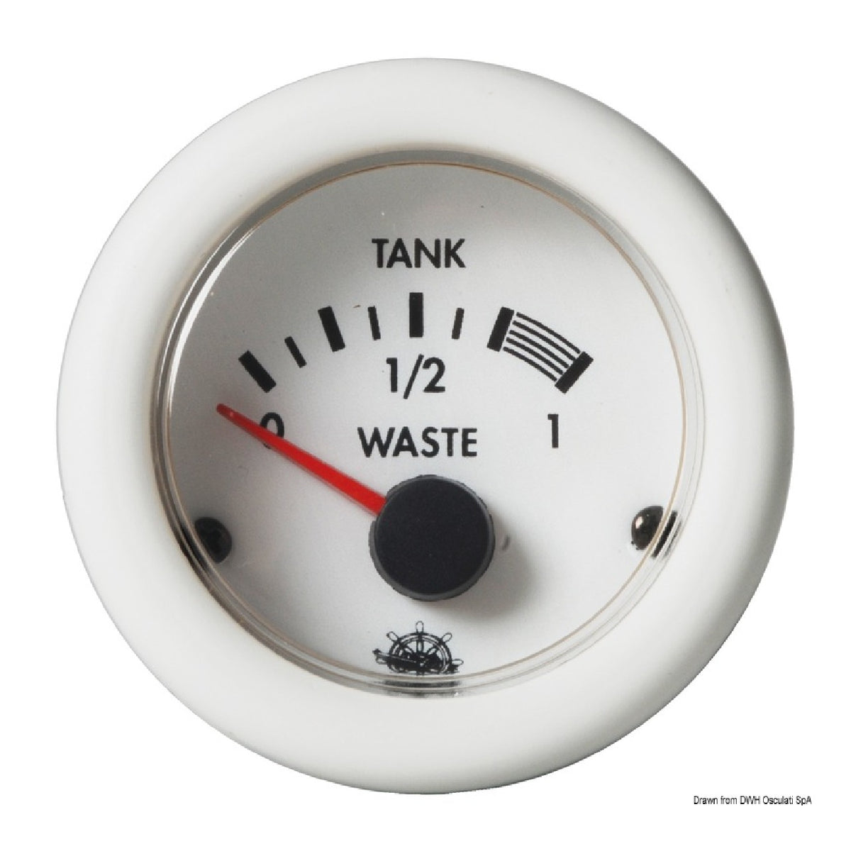Osculati Indicatore acque nere Waste GUARDIAN 10-180 12/24 V Cromato 27.538.01