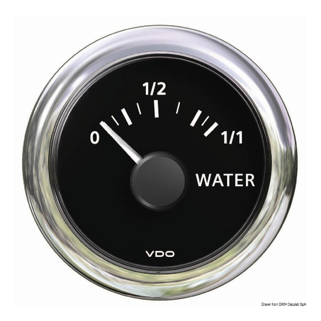 VDO Marine Indicat livello acqua 10/180 ohm nero - AmerigoStore