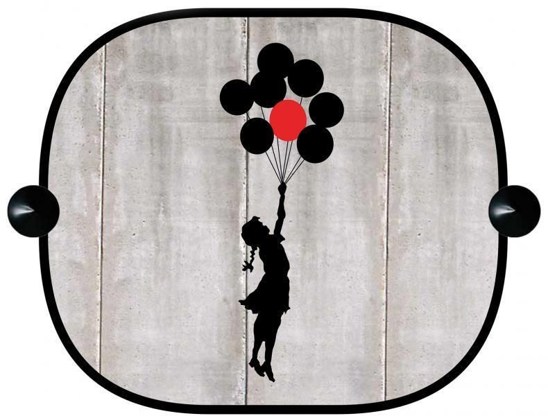 Banksy'S Graffity Tendina parasole laterale 44x38 cm