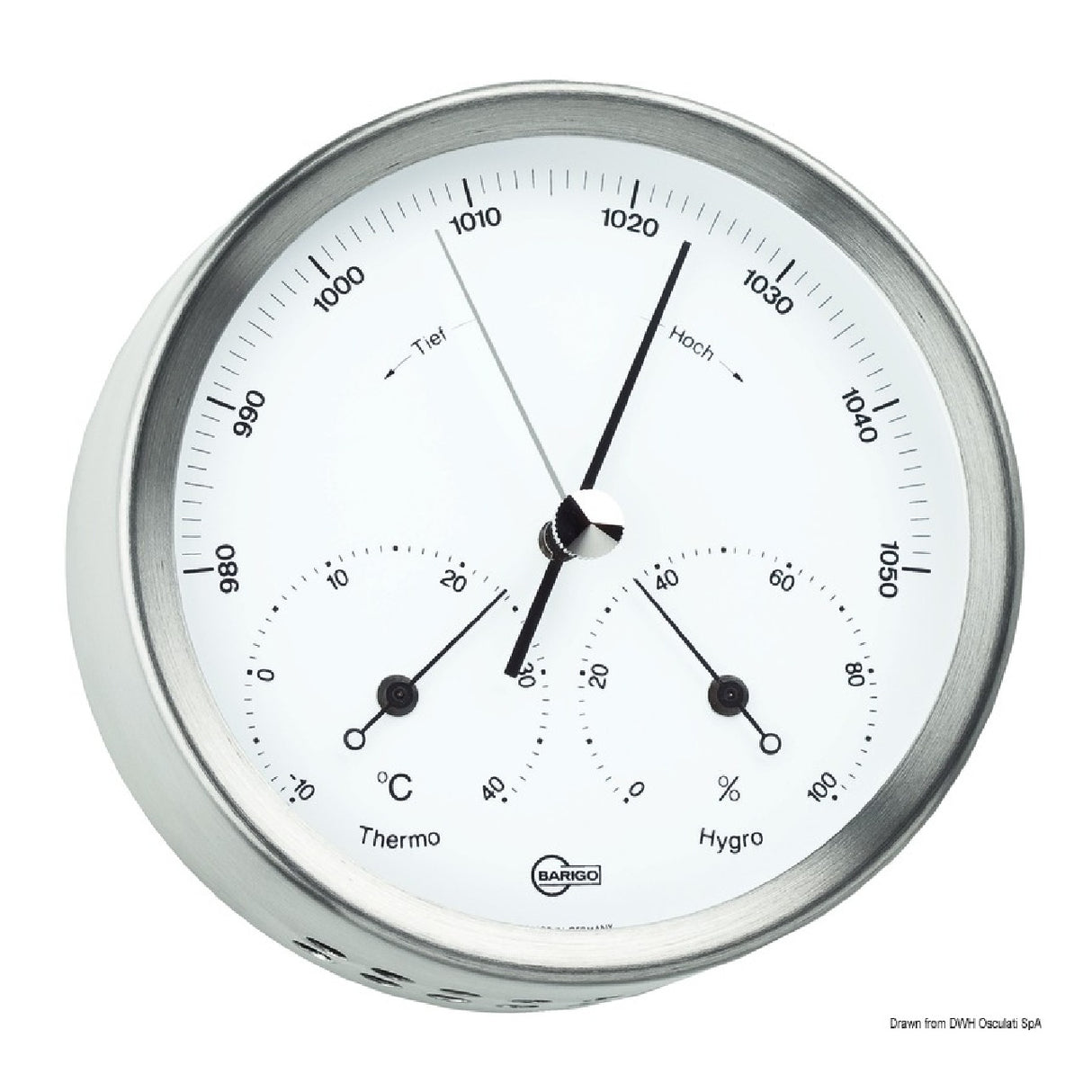 Barigo Baro/termo/igrometro Steel
